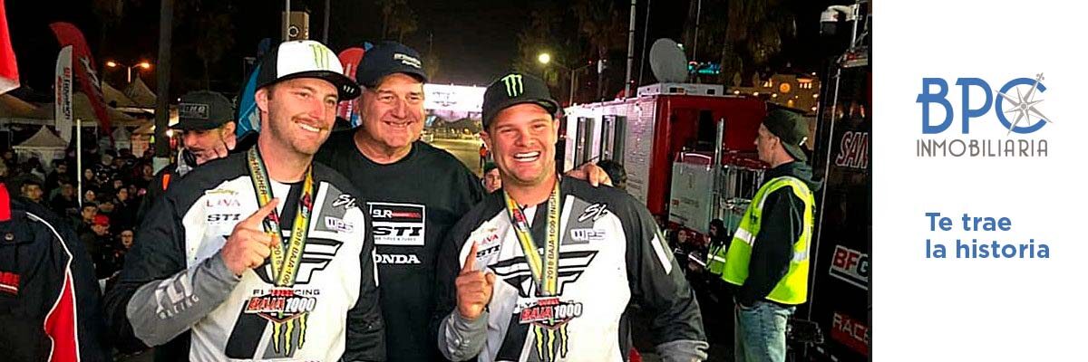 Score Baja 500. Justin Morgan conquista el tricampeonato y overall de Motos