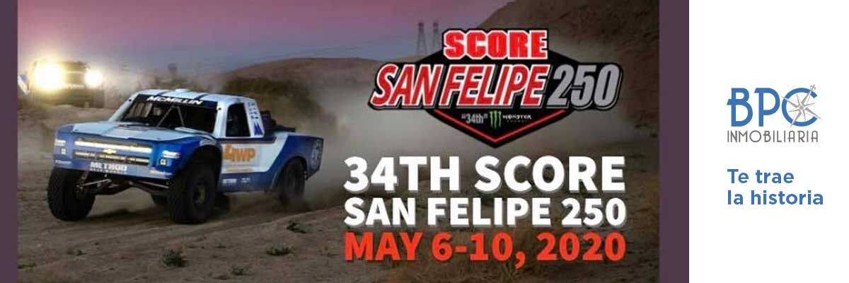 SCORE mueve de fechas San Felipe 250 y Baja 500 por crisis de salud.