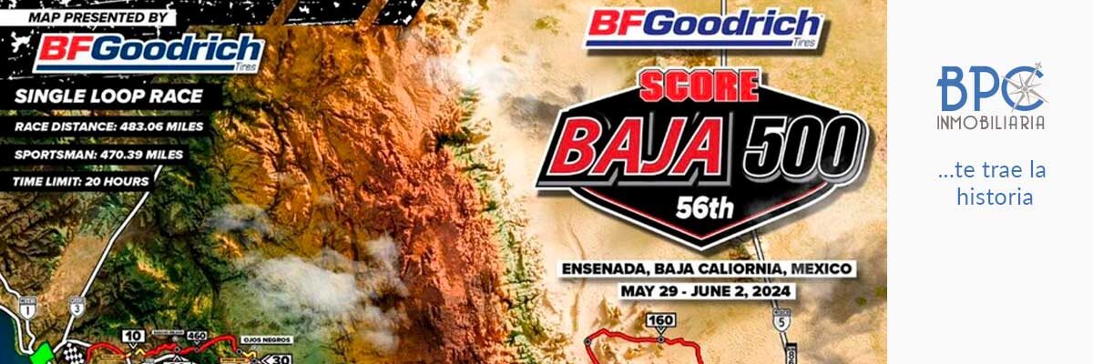 483 millas tendrá la 56th SCORE Baja 500.