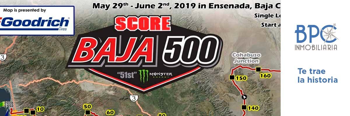 Mapa Score Baja 500 – 2019