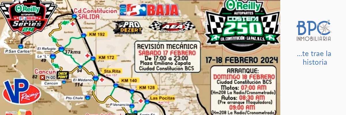 La Costera 250 puso en marcha el off road en Baja California Sur.