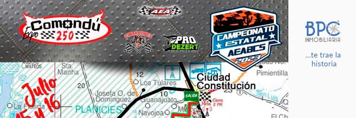 Este fin de semana se realiza la carrera Comondú 250.