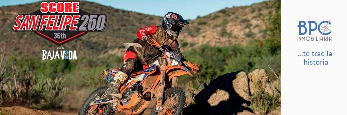 David Zárate busca repetir título para BCS en San Felipe 250.