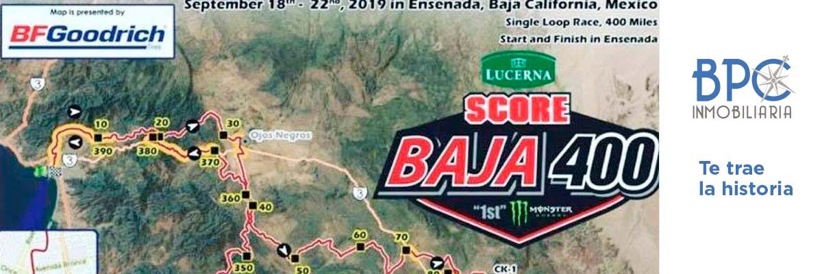 Queda lista la ruta oficial de la Inaugural Baja 400 de SCORE.