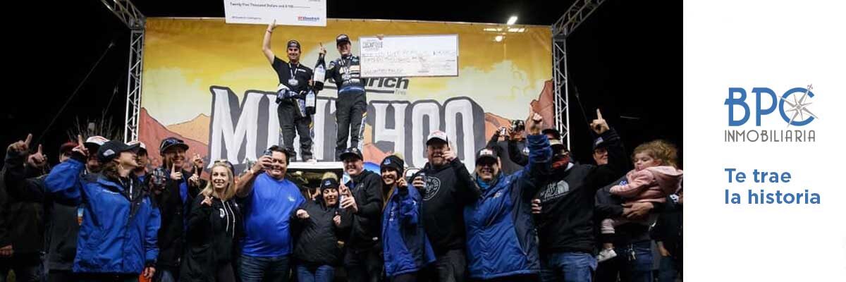 Luke Mcmillin alza su primer título en La Mint 400.