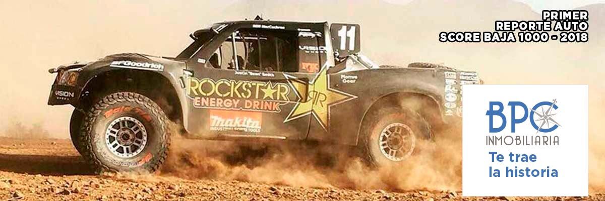 Cerrada pelea entre Trophy Truck por el título de la SCORE Baja 1000.