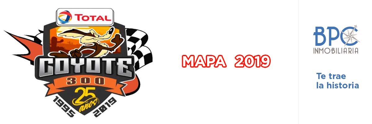 Mapa Carrera Off Road Coyote 300 – 2019