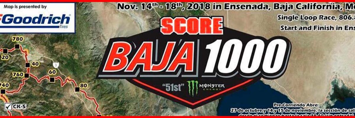 Baja 1000. La Pole Position se define el 30 de octubre